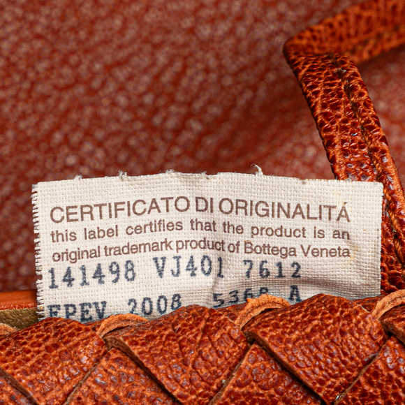 Pre-Loved Bottega Veneta Small Lambskin Intreccio Cabat Tote - Picture 6 of 11